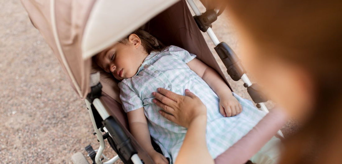 How to help your baby nap on the go in a pram, car, or carrier!