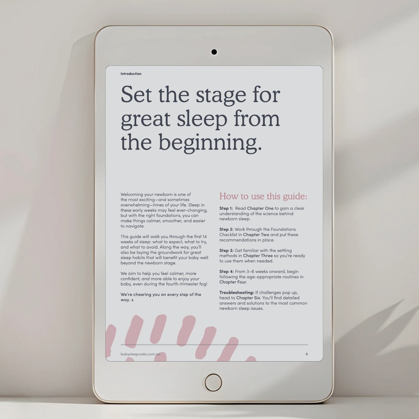 Newborn Sleep Tips Book