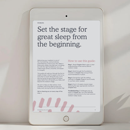 Newborn Sleep Tips Book